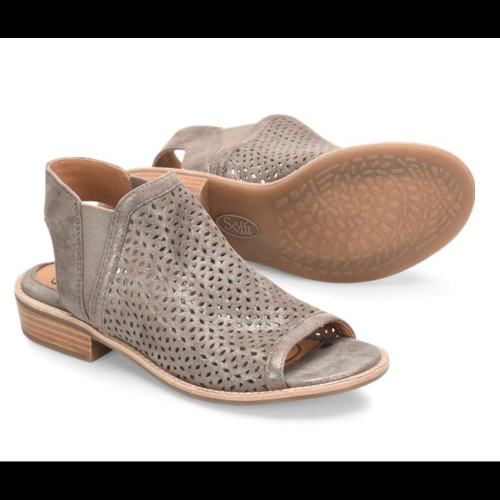 Sofft ‘Nalda’ bronze/smoke suede sandals!